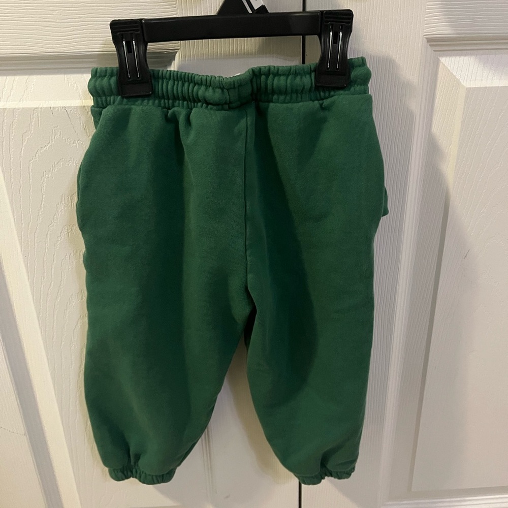 Zara Kids Green Sweatpants